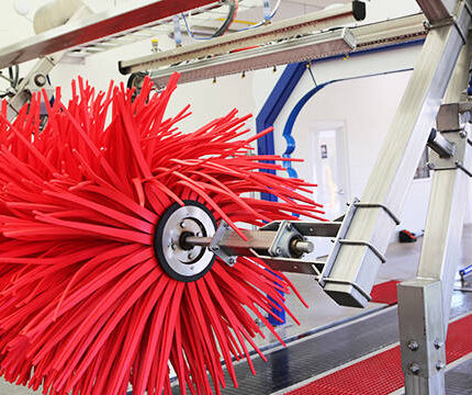 46dual arm top brush