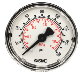 Gauge 0-160PSI, 1/4