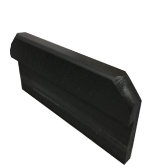 Tire Shine Bumper, UHMW Black, 9-5/8
