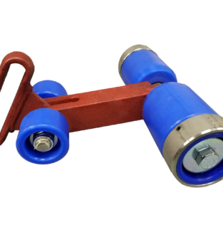 Roller (Conveyor):  4-Wheel,  1-1/2" Steel Dog Bone