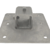 Shower Rinse Top Manifold Bracket (Less U-Bolts), w/ (2)Square Head Screws for Sleeve