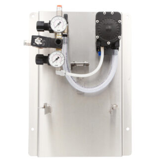 Pump Panel Air Foaming w/FLOJET Pump, Compact Panel w/8 qt Bucket