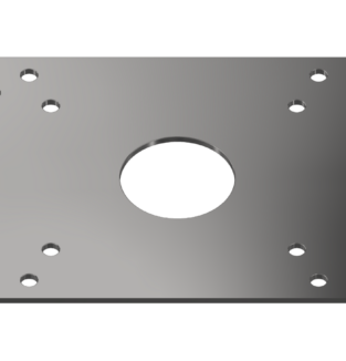 Blower Mounting Plate, 1/4