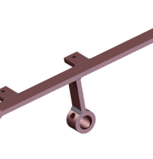 Roller Leveling Guide, Bracket/Holder (Left/Driver)