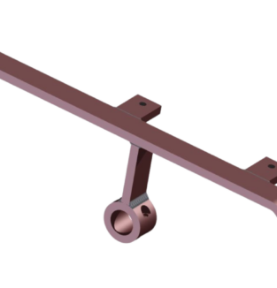 Roller Leveling Guide, Bracket/Holder (Right/Passenger)