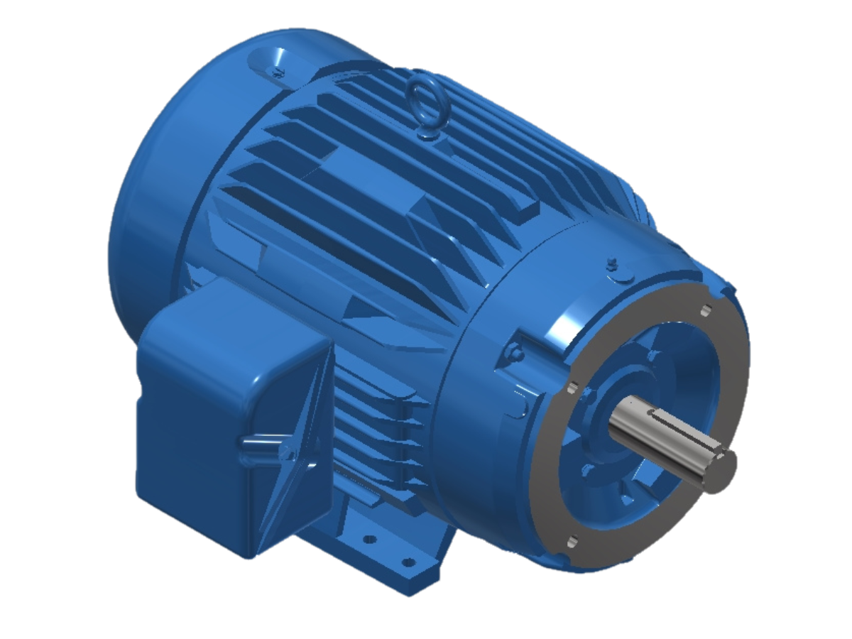 Motor (Electric-C Faced Footed): 7.5HP 1800RPM
