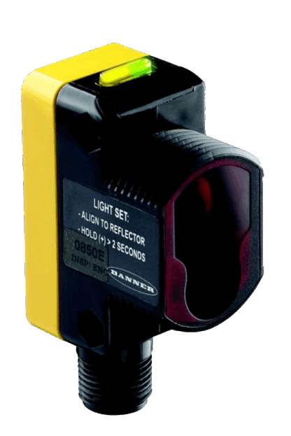 photo eye receiver, banner world beam qs30vr3r, universal voltage