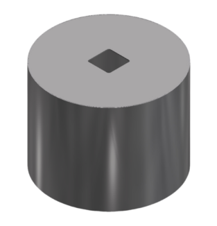 Housing for Top Brush Counterweight, w/cover, SS