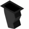 Plastic Nozzle for Blower Housing, with flanges-Angled-Crosslink Material