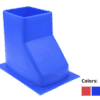 Plastic Nozzle for Blower Housing, with flanges-Straight-Crosslink Material
