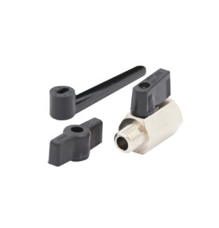 Valve-Ball, 1/4" MNPT X 1/4" FNPT, 450 PSI
