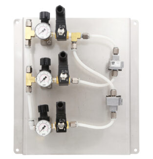 Retract and Air Assist Panel w/ (3) Regulators