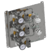 Retract and Air Assist Panel w/ (3) Regulators