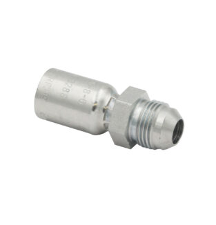Crimp--(Male):  1/2" 37? MJIC x 3/8" Male Hose Crimp Fitting