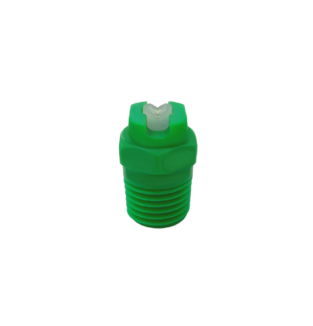 Nozzle, Flat Fan (PVDF): 1/4"MNPT, 08 CAP