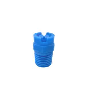 Nozzle, Flat Fan (PVDF): 1/4"MNPT, 10 CAP