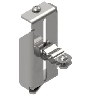 Tubing Holder w/ Unistrut & Spring-Loaded Clamp for Dressing Manifold