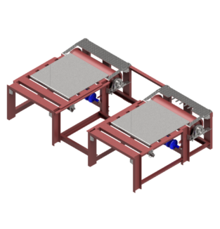 Take-Up Section (30′ Dual Belt), Stainless Steel
