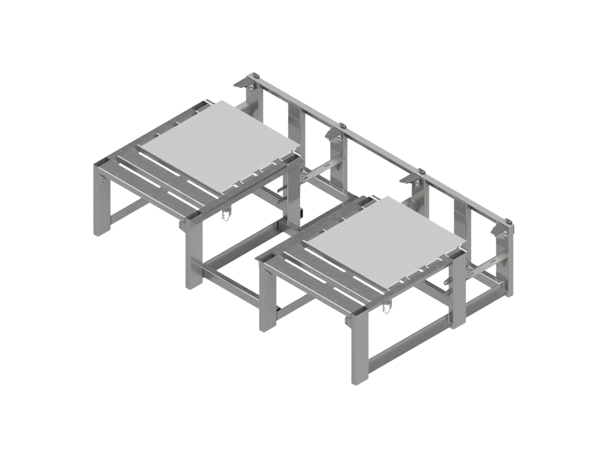 drive section (30" dual belt), stainless steel