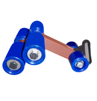 Roller (Conveyor):  6-Wheel, 1/2" x 1-1/2" Doggone