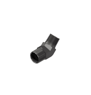 JIC 45? Elbow (Male), Stainless Steel