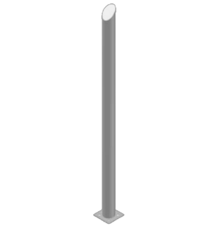 Lite Bar Stand, 3" Dia. - 45/48" H