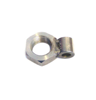 Cylinder Mount Bracket, 1-1/4" Hex Nut Welded to Sleeve