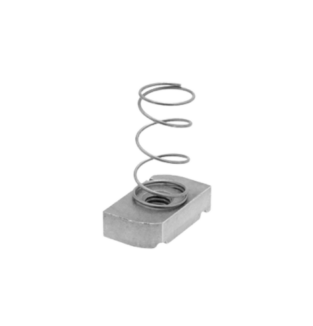 Clamp (Mounting), Strut Channel Nuts w/ Tension Springs