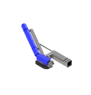 Adjustable Push Bar Sleeve Assembly, Tire Brush [Driver Side] [Includes UHMW Guide Set, Covers, Bearings]