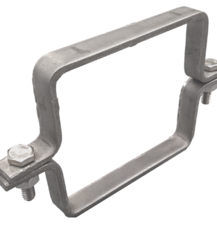 Square Collar, 3" for Retaining Housing Cover for Top Brush Counterweight
