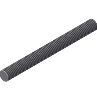 Threaded Rod 1/2"-13 x 4" for Rocker Panel & Contour Brush Motor Mount Attachment to Arm