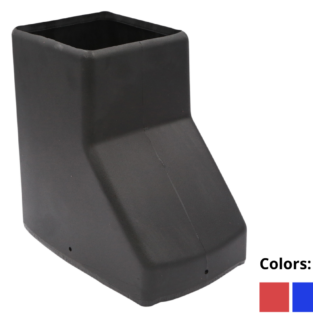 Straight, Plastic Nozzle for Blower Housing, Flangeless