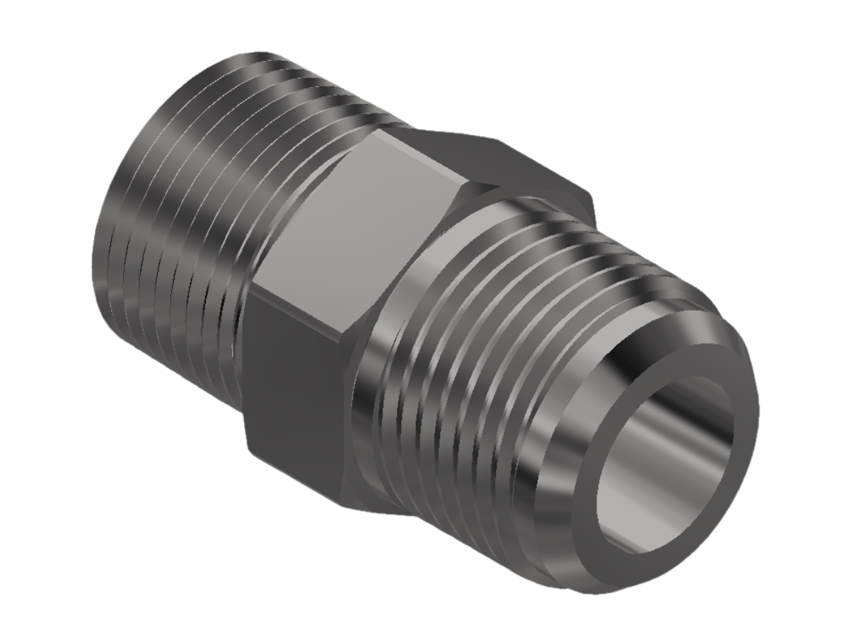 JIC Connector (Male), Stainless Steel