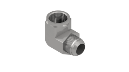 jic 90° elbow (female), stainless steel