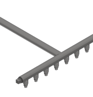 Manifold, 16" CT Bar Design for Front & Rear Bumper Blaster