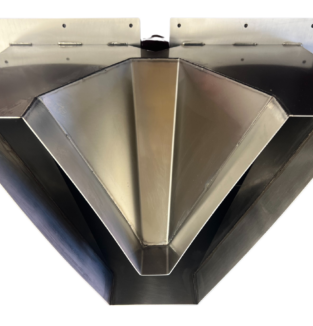 Blower Nozzle, Dual V For Two Producers