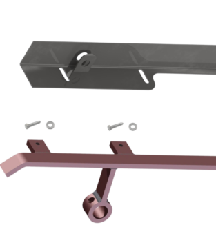 Roller Leveling Guide Assembly (Driver Side)