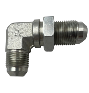 JIC 45? Elbow (Bulkhead Union), Stainless Steel