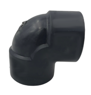 90° Elbow Threaded Pipe Fitting, (Female), PVC-Dark Gray