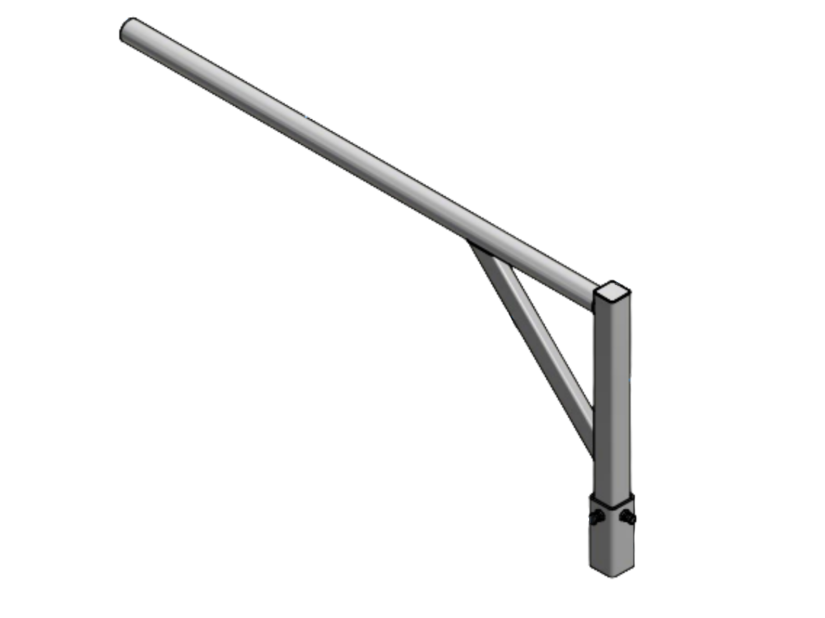 Custom L-Bracket, for Ladder Rack