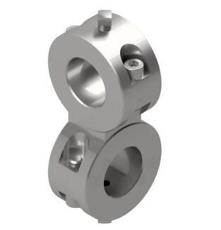 90 Degree Dual 1" I.D. Split Collar for Mounting Robot Spray Bars