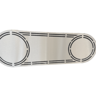 Belt Guard, H25, w/ Elongated Tab for Mixed H25/D35 Pumping Station