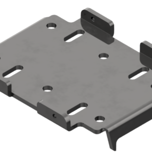 Pillow Block Mounting Plate for Tire Brush/Tire Shine
