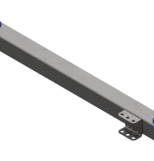 Arm (Tire Brush): Driver Side, Front (Entrance End), for Dual Belt Conveyor