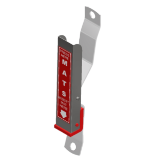 Channel Red Mat Clamp w/ Bum