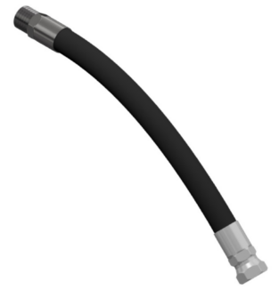 Discharge Hose Assembly, 1" I.D. x Length