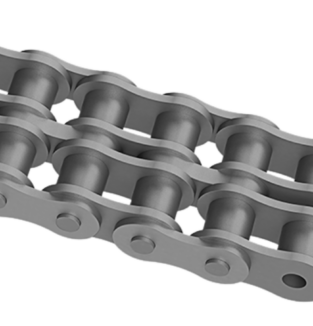 Roller Chain, Double Strand, (#40-2), 1/2