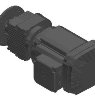 Gearmotor, 1.5 HP, 79 rpm, RF27 for All  Electric Drive Equipment