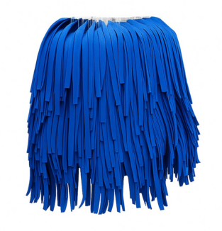 Brush 1250, Upper Contour, Cloth Only, AVW Design, Electric Drive, For 12" Core Dia. x 50"H, Straight-Cut, per brush